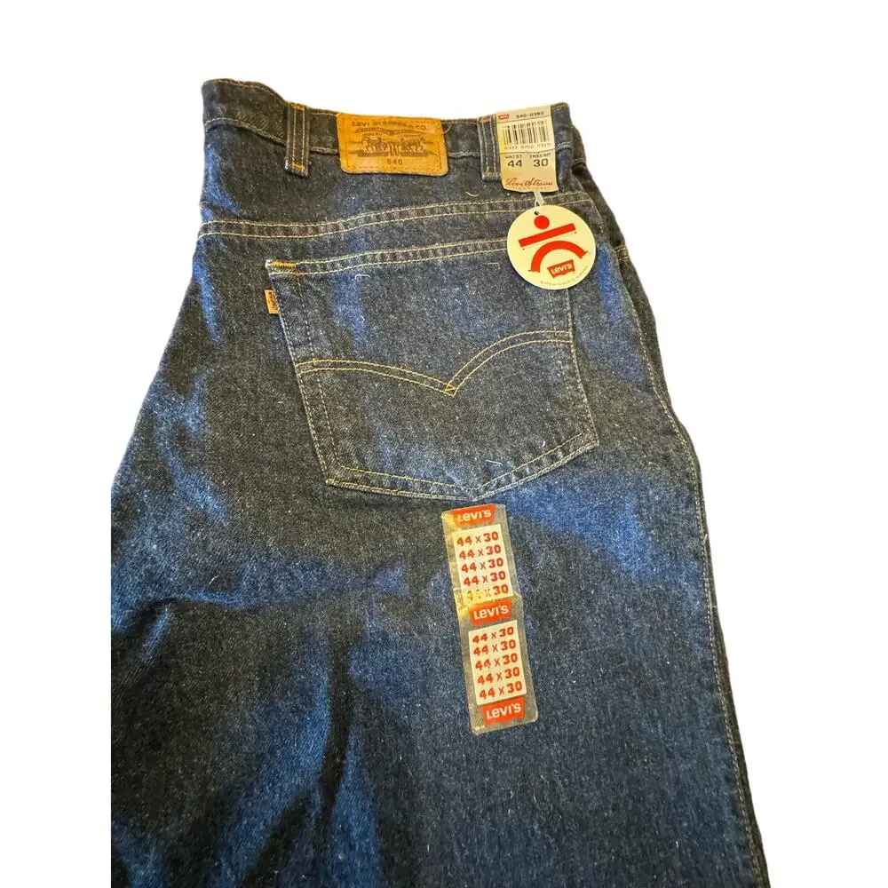Vintage New Levi's Levi Signature Jeans Mens 44X30 540 Relaxed Fit Denim 1993